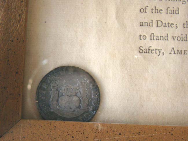 An 18th century Bill of Lading for the Sloop 'Conway' loaded with silver coins dated July 11, 1768 — image 2